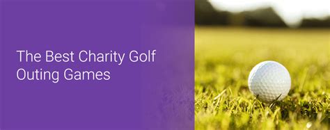 The Best Charity Golf Tournament Games .